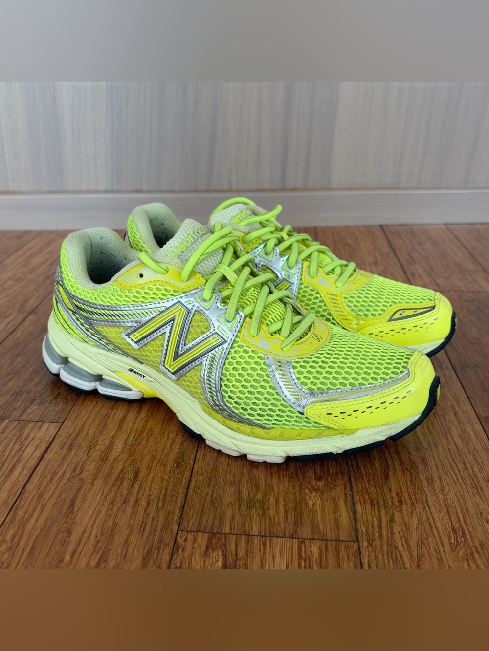 Aimé Leon Dore x New Balance 860v2 Neon Yellow Metallic Silver OG All US 9.5
